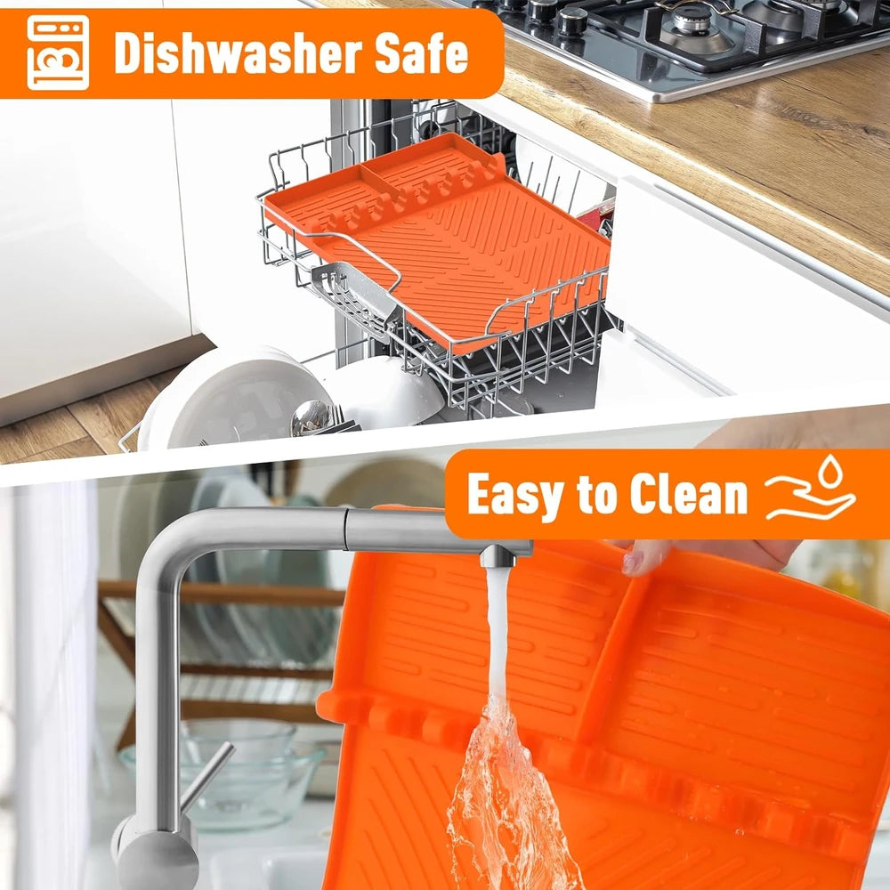 Silicone Griddle Tool Organizer