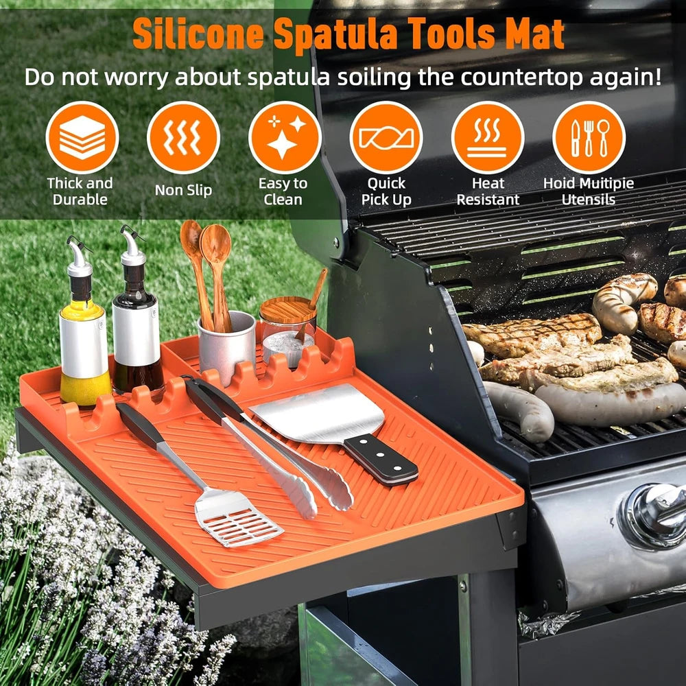 Silicone Griddle Tool Organizer