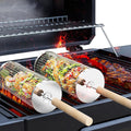 Ivtivfu Rolling Grill Basket Set