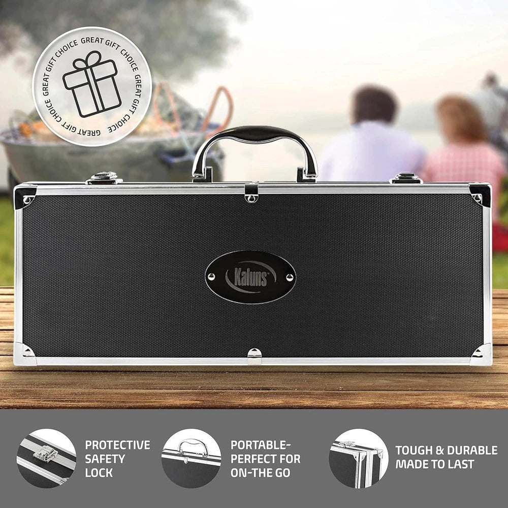 Stainless Steel Grilling Tool Set