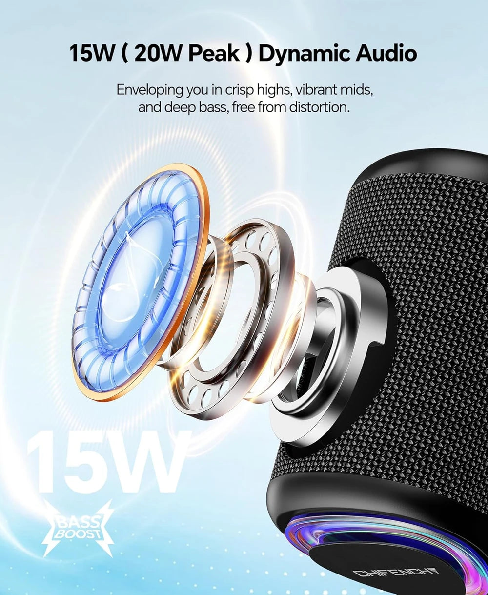 Portable Waterproof Bluetooth Speaker