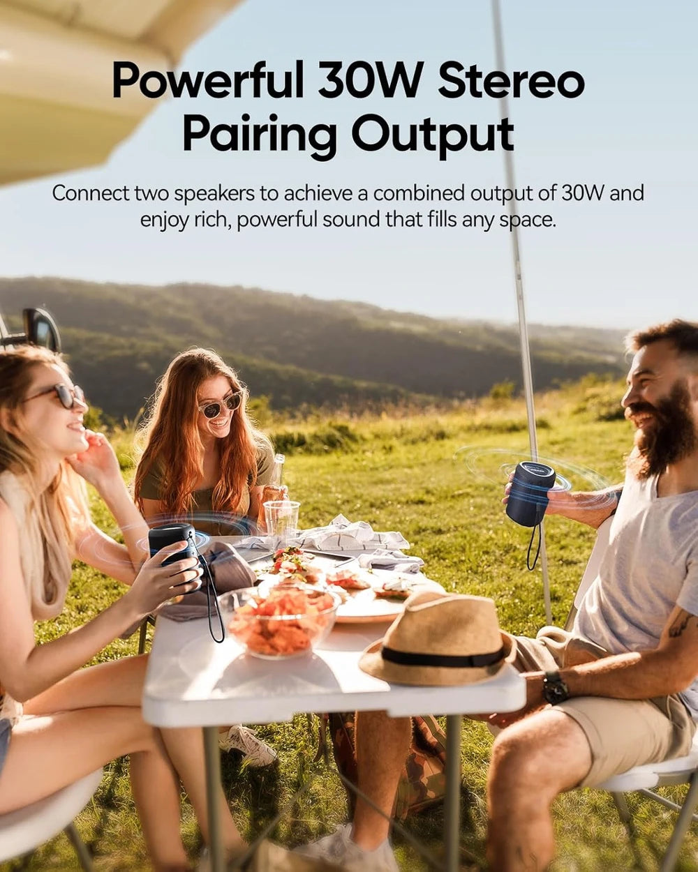 Portable Waterproof Bluetooth Speaker